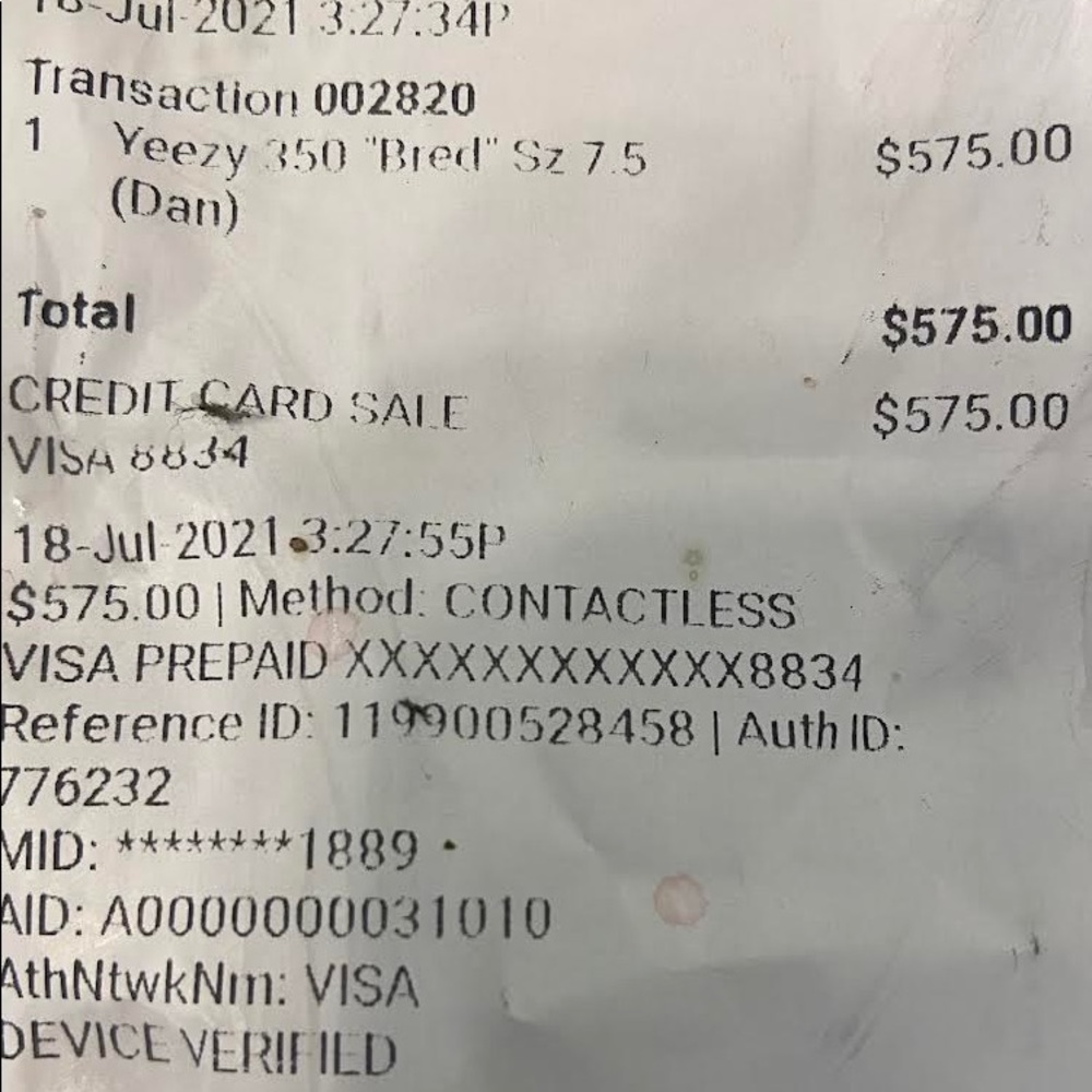 receipt